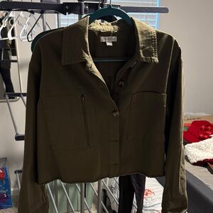 Topshop Khaki Utility Jacket